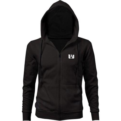 My Hero Academia Aizawa Shouta Cosplay Hoodie 3D Printed Hooded Sweatshirt Men Women Casual Streetwear Zip Up Jacket Coat