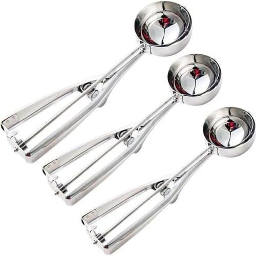 High Quality New 1pcs Kitchen Utensils Stainless Steel Mash Potato Ice Cream Spoon Scoops Ice Cream Tools Kitchen Gadgets