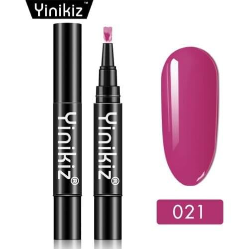 Yinikiz UV Nail Gel Polish One Step Gel Pen Semi Permanent UV Hybrid Nail Brush Pen Nail Art Manicure Gel Varnish