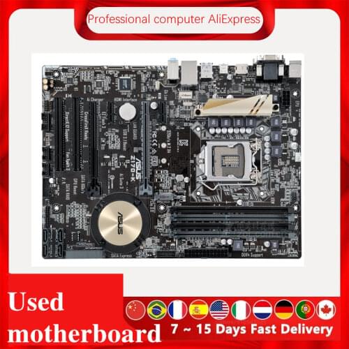 For Asus Z170-K Original Used Desktop Intel Z170 Z170M DDR4 Motherboard LGA 1151 i7/i5/i3 USB3.0 SATA3