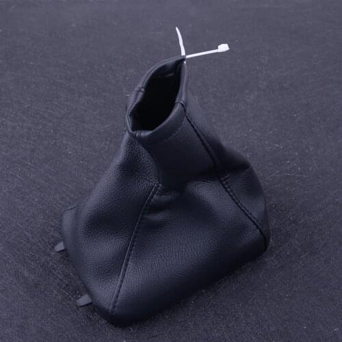 CITALL Car Gear Stick Gaiter Boot PU Leather Parking Handbrake Grips Cover Fit for Opel G Zafira A 1998 1999 2000 2001 2002