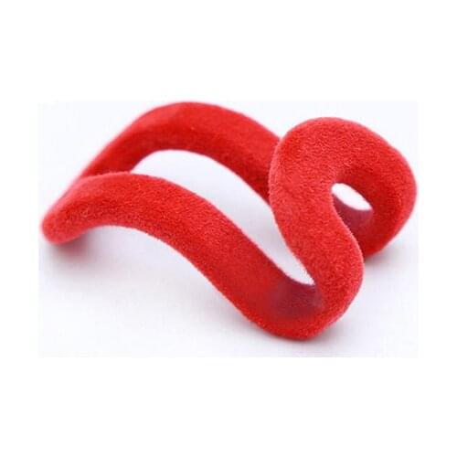 1PC Mini Flocking Cloth Hanger Hook Clothes Easy Hanger Hook Closet Organizer Holder Save Space Non Slip Flocking Hanger