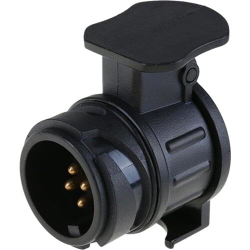 13 To 7 Pin Plug Adapter Trailer Connector 12V Towbar Towing Durable Waterproof Plugs Socket Adapter Protects Connections Female