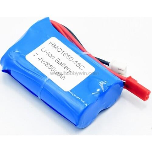 7.4V 2S 850mAh 15C Battery JST plug for RC Model Buggy Car Truck Racing Boat