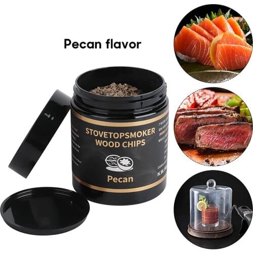 BBQ Wood Chips For Smoking Cooking Apple Cherry Walnut Sawdust 90g Wood Chips For Smoking Gun Cold Smoker Generator Brightly