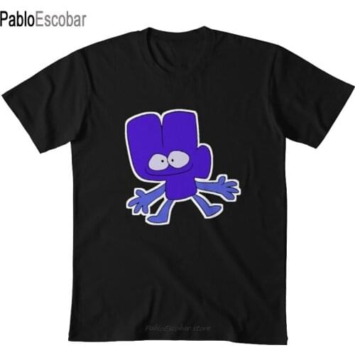 Four BFB T shirt bfb battle for dream island bfdi four shubuzhi male cotton t-shirt fashion men tee-shirt 4XL 5XL plus size
