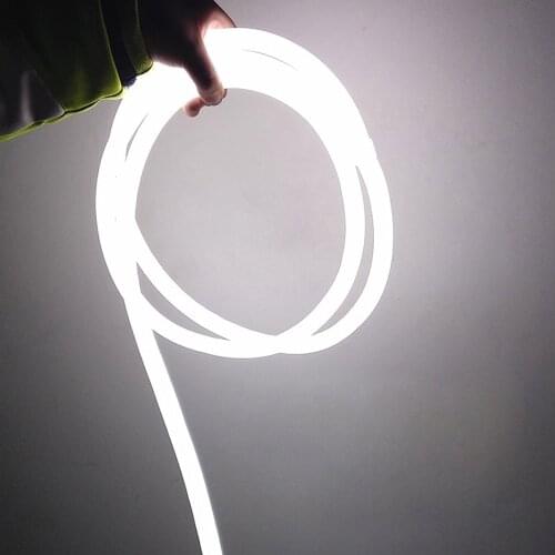 360 Round 12V Neon Tube Lamp Led Strip Light Neon Sign Flexible Ribbon 2835 120LED/m IP68 Waterproof Outdoor Decoration 8colors