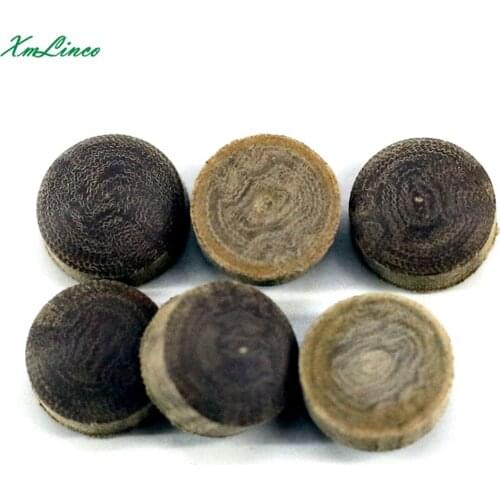 Xmlinco 10pcs per lot brown/black/beige baketilte billiard pool cue tips