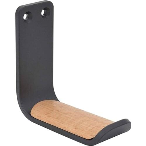 Under Desk Headphone Headset Holder Hanger Hook Mount for Home and Office (Black, 2 Packs)