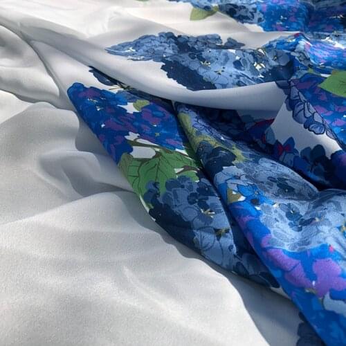 Ve Brand Printed Polyester Fabric Cloth 50x142cm Factory Custom Summer Handmade Diy Shirt Dress Pants Fabrics for Sewing