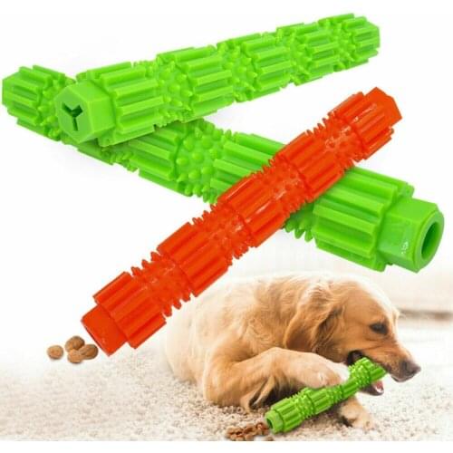 Rubber Dog Chew Toys Dog Toothbrush Teeth Cleaning Toy Small , Medium and Large Dog Pet Brushing Stick Puppy Toys Pet Supplies