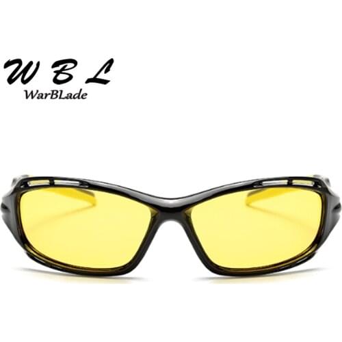 WarBLade New Night Vision Sunglasses Men Brand Designer Fashion Mens Polarized Night Driving Enhanced Light Glasses 2019