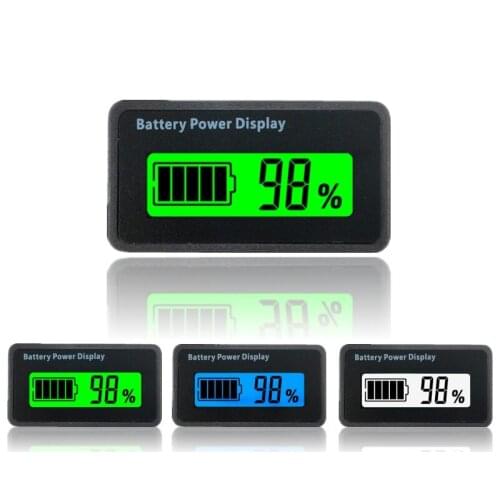 Battery Capacity Tester Meter Lithium Lead-acid Car Motorcycle Battery Voltage Monitor DC 5-70V Voltmeter