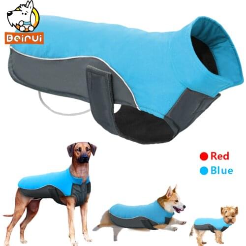 Waterproof Dog Clothes Vest Jacket Warm Reflective Pet Clothes Winter Puppy Coat For Small Medium Large Dogs Chihuahua Pitbull