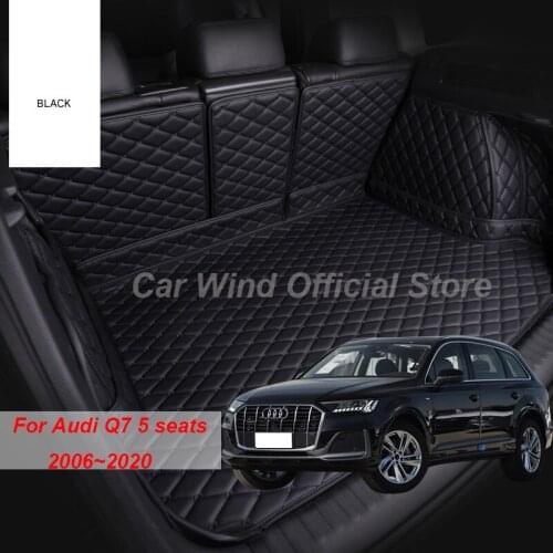 High quality Car Trunk Mats For Audi q7 5 seats 2006 2007 2008 2009 2010 2011 2012 2013 2014 2015 2020 Cargo Liner Accessories
