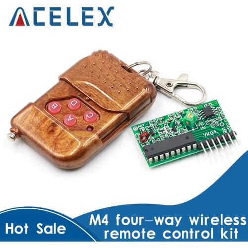 1set IC 2262/2272 4 Channel 315Mhz Key Wireless Remote Control Kits Receiver module For arduino
