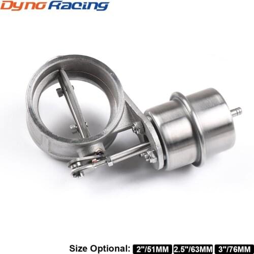 2'' 2.5'' 3'' Stainless Steel Exhaust Control Valve Cutout Set Vacuum Actuator Open Style Pipe Pressure:About 1 BAR