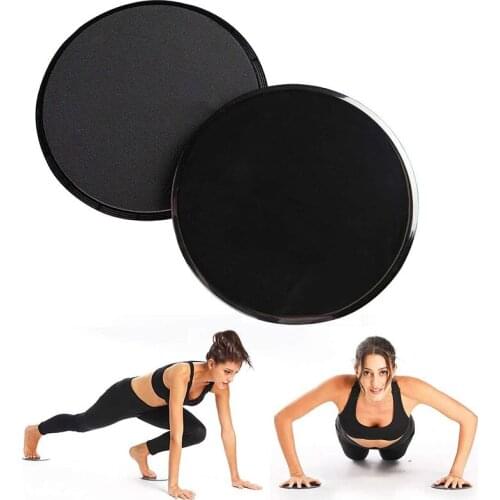 2PCS Fitness Stepper Trainer Exercise Core Sliders Gliding Discs Use on All Surfaces Portable Perfect For Abdominal&Core Workout
