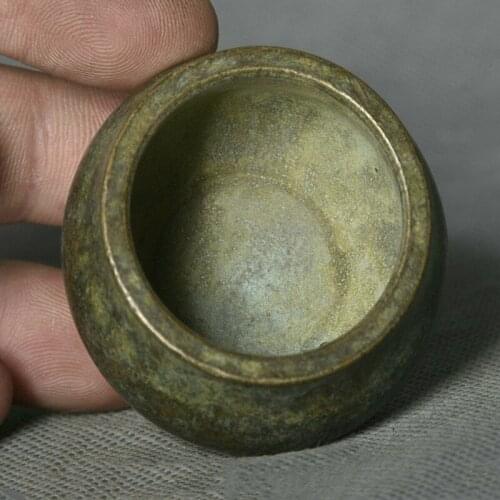4CM Marked Old Chinese Copper Dynasty Palace Incense burner Censer