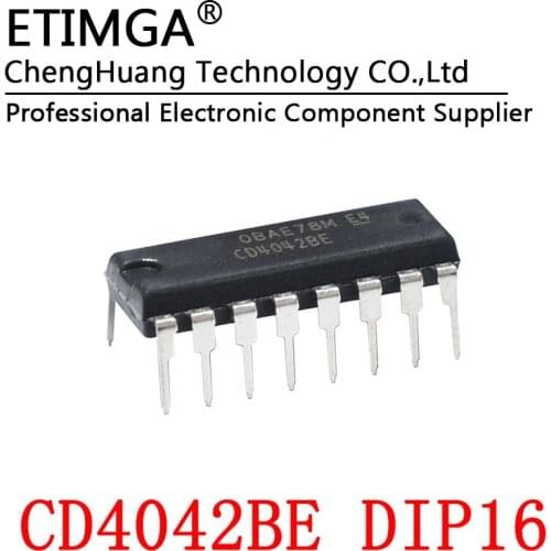 5PCS/LOT CD4042BE CD4042 DIP-16 Four-latch D-type flip-flop