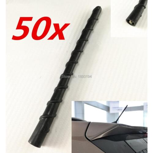 50PCS 7-inch Stubby Helix Helical Antenna Aerial AM / FM Loop For Hyundai ix35 i30 Toyota Honda 86309AA042