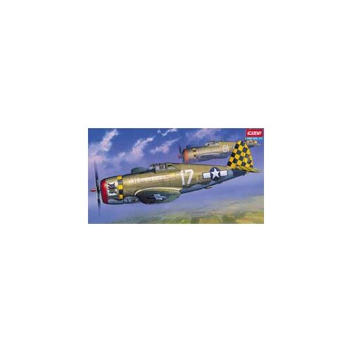 ACADEMY 12492/2175 P-47D Lightning preliminary fighter "antimony knife machine back"