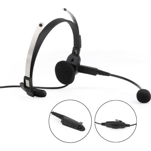 Artudatech Unilateral Headset for Motorola PRO7450 PRO7550 PRO7750 PRO9150 PTX760 GP329 GP338 GP320 GP 329 338 320