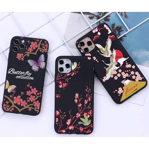 Beautiful cherry blossoms and birds Phone Case for iphone 12 11 Pro Mini XS MAX 8 7 6 6S Plus X 5S SE 2020 XR cover