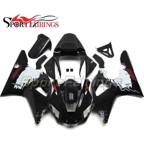 Black White Injection ABS Fairings For Yamaha YZF R1 Year 00 01 2000 2001 Plastics Complete Motorcycle Fairing Kit Cowling