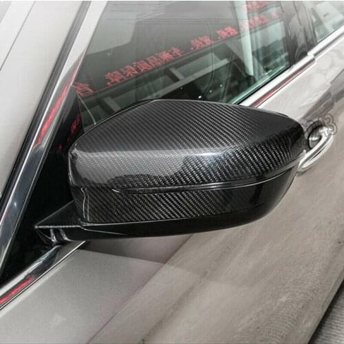 For BMW G30 G31 G38 530i 540i 2017-2019 2pcs/set Rear Side Mirror Cover LHD Carbon Fiber