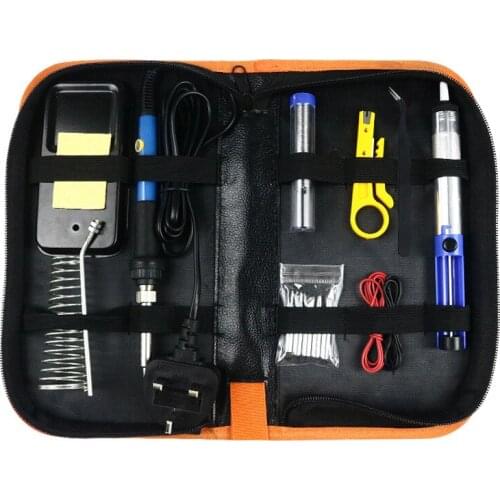 In-Line Thermostatic Internal Heating Electric Soldering Iron 60w Temperature Adjustable 110v/220v Electric Soldering Iron Set