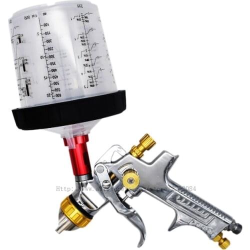 Car repair spray gun Spot Repair 1.3/1.4/1.7mm nozzle 600cc No-clean cup and Spray gun connector Auto paint sprayer