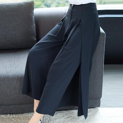 Женские брюки широкие JANELUXURY China At AliExpress