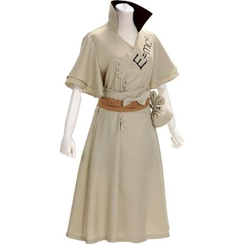 2019 Anime Dr. Stone Cosplay Costume Ishigami Senku Uniforms Belt Bandage Outfit Fancy Carnival Suit Halloween Costumes