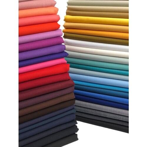 Width 59'' Summer Thin Solid Color Elastic Comfortable Suit Fabric By The Half Yard For Jacket Pants Skirt Material