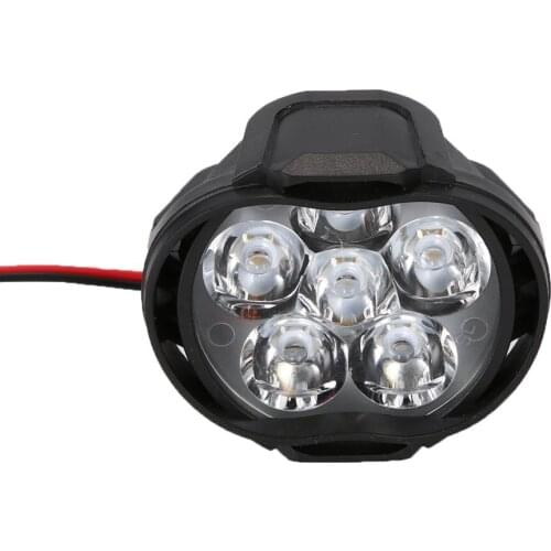 Motorcycles Headlight 6500k White Super Bright 6 LED Working Spot Light Motorbike Fog Lamp 1200LM LED Scooters Spotlight