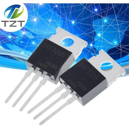 10PCS IRF3205 IRF3205PBF MOSFET MOSFT 55V 98A 8mOhm 97.3nC TO-220 new original