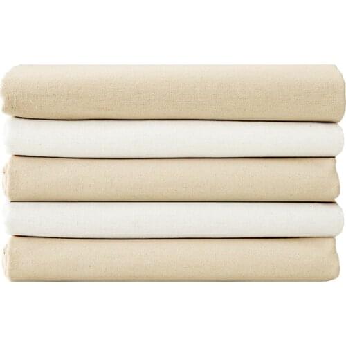 Heavy Plain Bleach White Cotton Canvas Outdoor Fabric for Graffiti Bags Shoes Home Decoration Accessories