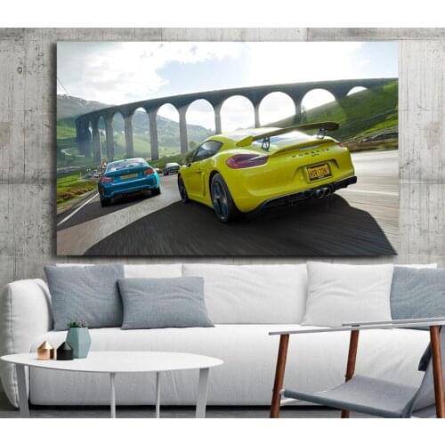 Supercar Race Car Fast Race Wall Art Modern Canvas Painting Sports Car Posters And Prints for Bedroom Office Home Decor Unframed