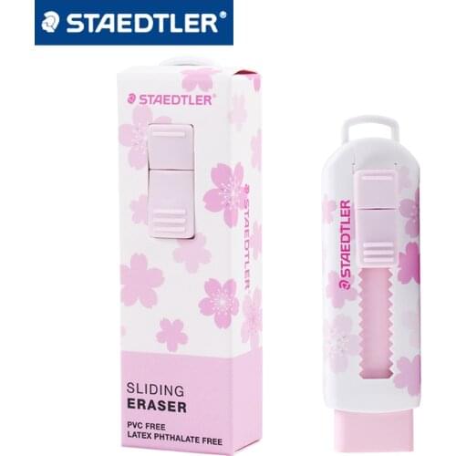 1Pcs Germany STAEDTLER telescopic rubber 525 cherry blossom limited edition sketch design sketch office rubber replaceable core