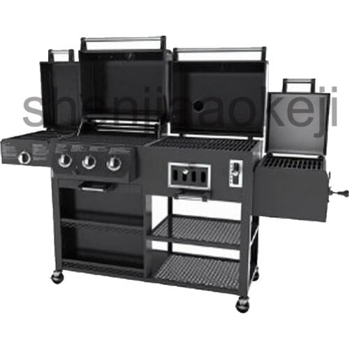 Thickening Infrared oven, charcoal bbq grill, gas oven, Barbecue grill, large family villas garden villa gas grill 1pc