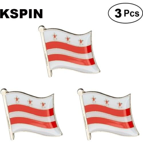 Washington DC Lapel Pin Brooches Pins Flag badge Brooch Badges