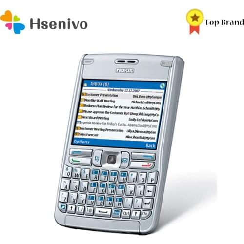 Nokia E62 Refurbished-Original unlocked NOKIA E62 cell phones 3G WIFI Bluetooth mp3 player 2MP CAMERA phone One year warranty