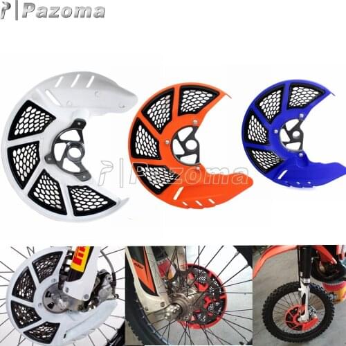 Enduro Supermoto MX Motocross Rotor Guard Protector X-Brake Front Disc Cover for EXC EXCF SX SXF XC XCF TC FC TE