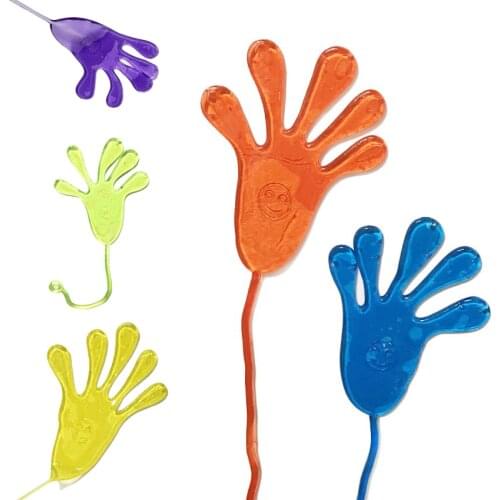 10pcs Sticky Hands Slap Squishy Toy Play Pinata Fillers Birthday Gift Treat Bag Wedding Favors and Gifts Party Favors Supplies