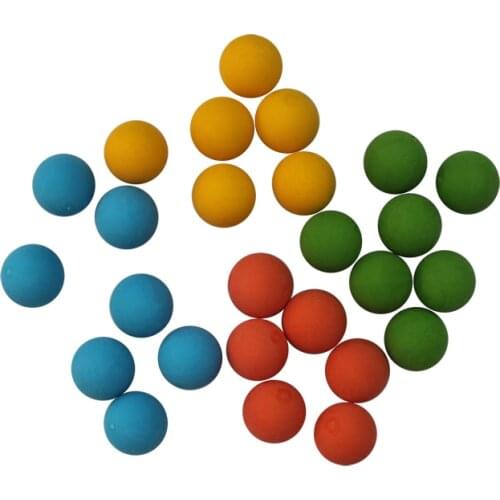 100 Pieces/Bag 0.68 Caliber Paintball Rubber Ball Made of Solid Rubber