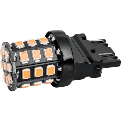 2pcs 3157 P27/7W 33 smd 2835 LED car Brake Lights motor daytime running light Turn Signal 3156 3057 3456 3757 RED YELLOW AMBER