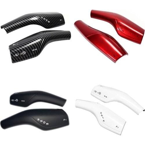 2PCS Car Wiper Steering Lever Decoration Wheel for Tesla Model 3