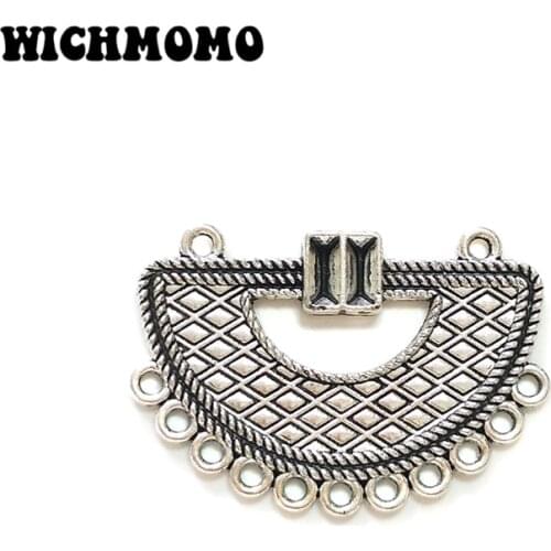 2019 New 2pieces 41MM Retro Zinc Alloy Crescent Moon Connectors Charms Pendants for DIY Necklace Jewelry Accessories