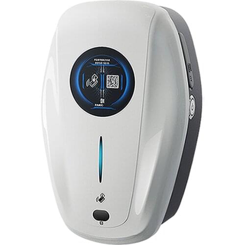 22kw Type2 Black Ev Charging Stations With 5m Cable 380v 32a Wall Ac Ev Charger